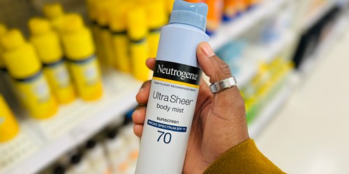 Neutrogena Sunscreen from $7.53 Each After CVS Rewards