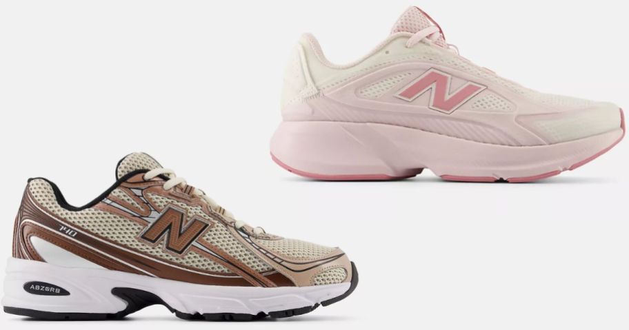 Stock images of two New Balance shoes