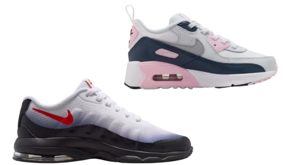 Nike air Max shoes black and pink
