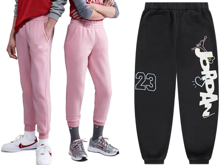 Stock images of Nike kids joggers