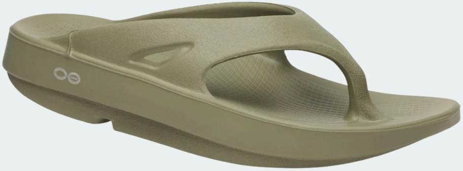 mens oofos ooriginal sandal in foliage color
