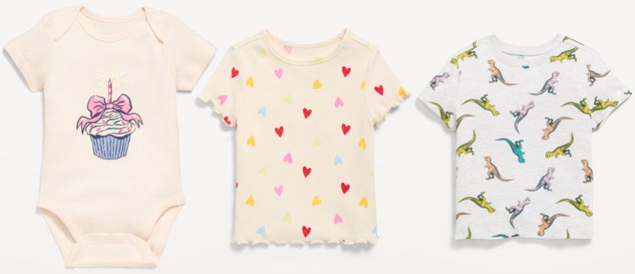 Old Navy Baby Bodysuits, Toddler Girls Tees, Toddler Boys Tees