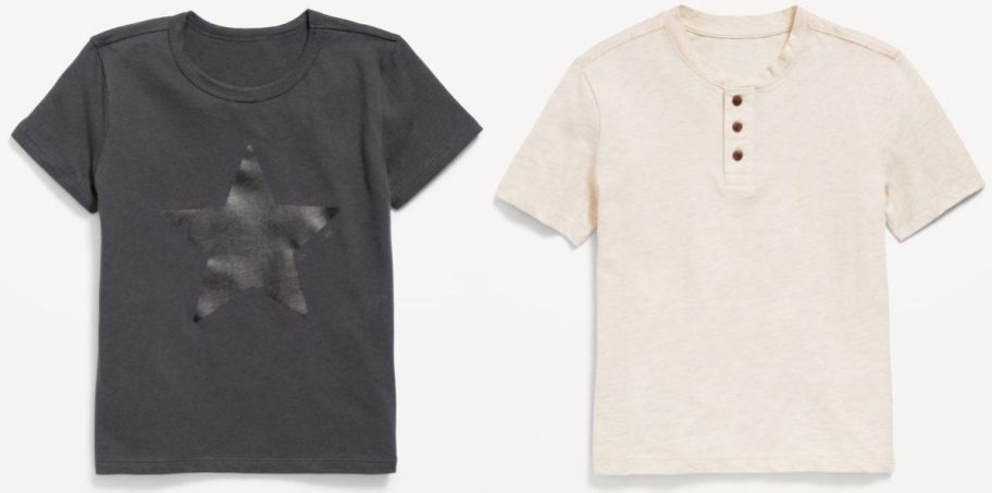 Stock images of two Old Navy T-Shirts