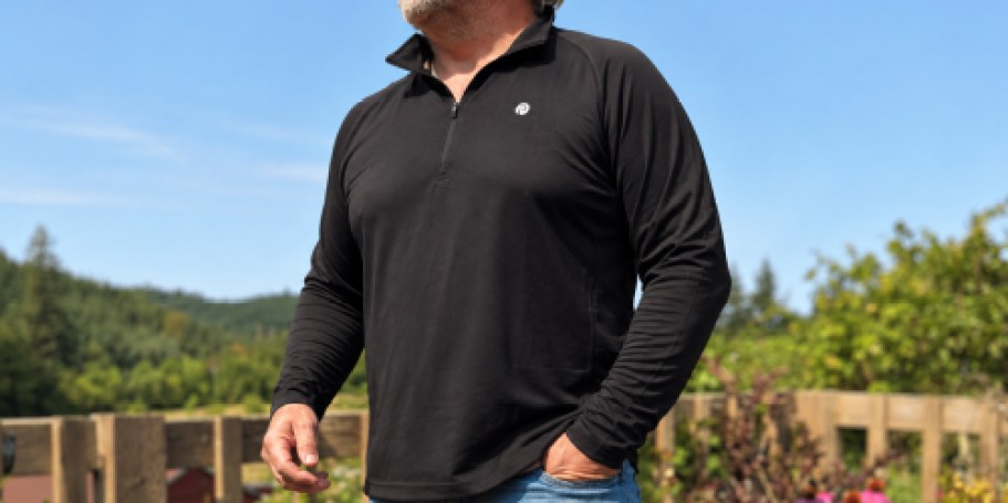 Men’s Quarter Zip Shirt Only $8.99 on Amazon (Reg. $24)