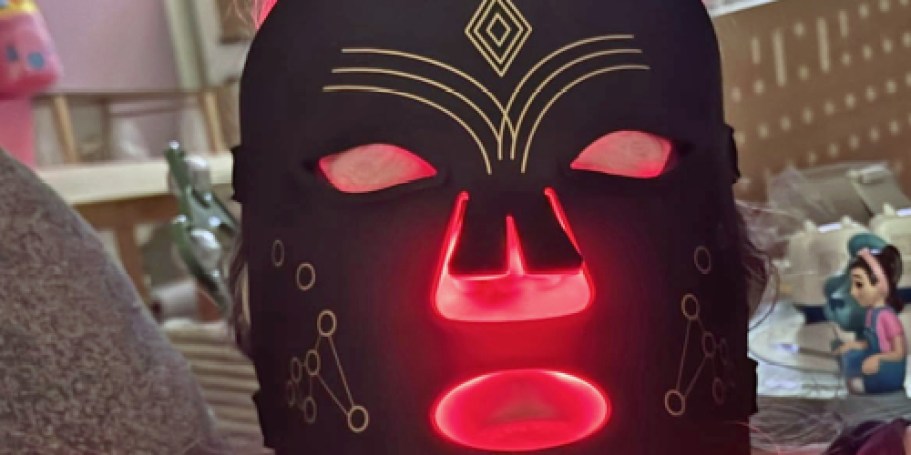 Red Light Therapy Mask Just $25.99 Shipped on Amazon (Reg. $65)