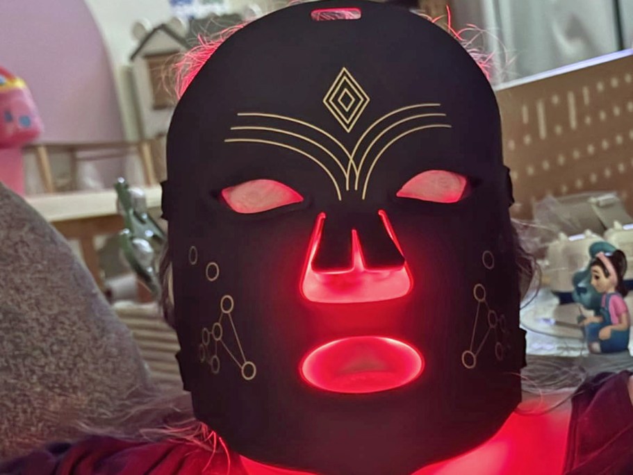 Red Light Therapy Mask Just $25.99 Shipped on Amazon (Reg. $65)
