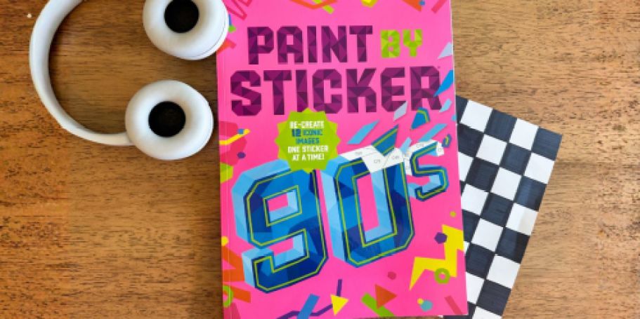 Paint By Sticker Books from $4.69 Shipped on Amazon (Great Rainy Day Activity!)