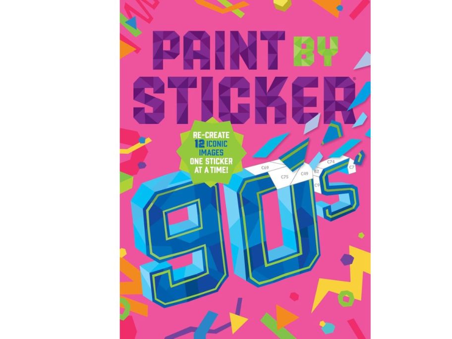 Paint By Sticker 90's Edition Book