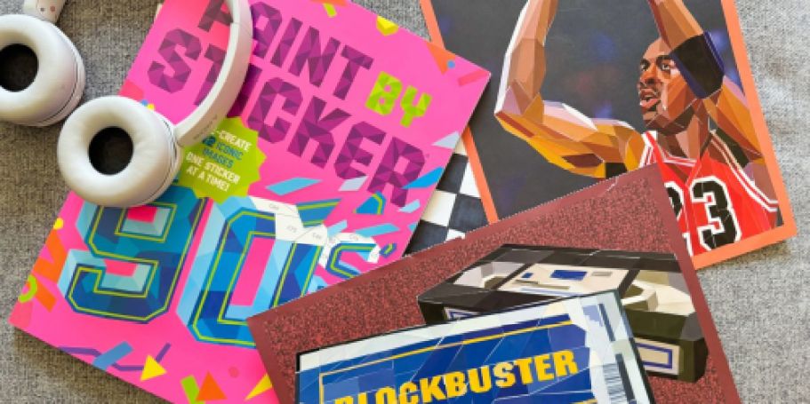 ’90s Kids Are Losing It Over This Paint By Sticker Book!
