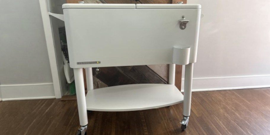 This Rolling Ice Chest Cooler Holds OVER 100 Cans (+ It’s on Sale & Free Lowe’s Delivery)