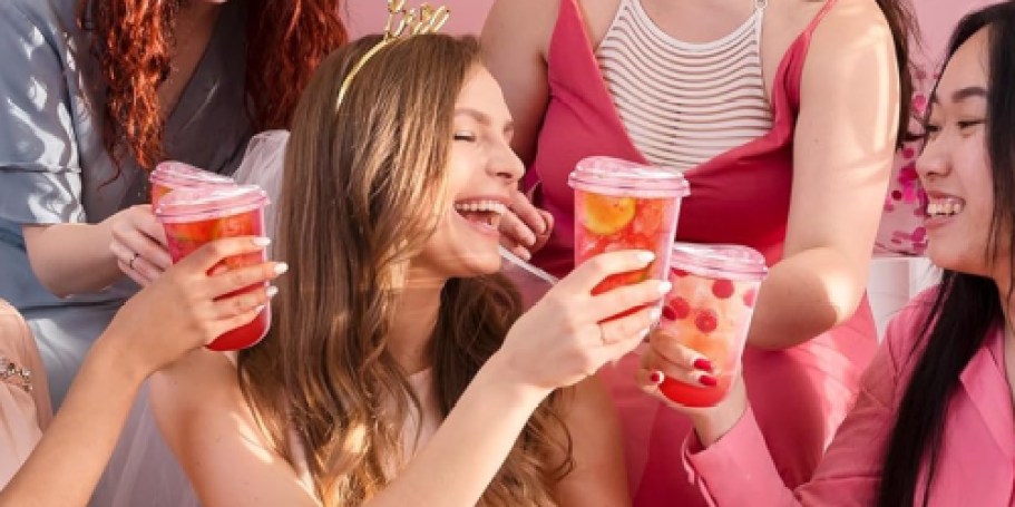 Pink Party Cups 50-Pack Just $26.99 on Amazon | Perfect for Showers, Bachelorettes & More