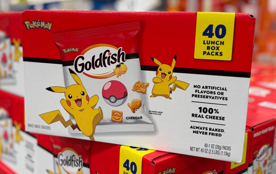 Pokemon Goldfish Snacks at Sam's Club
