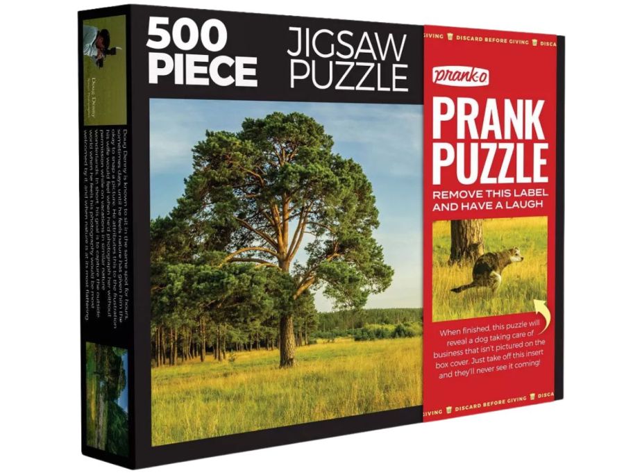Prank-O 500-Piece When Nature Calls Alone at Last Jigsaw Puzzle