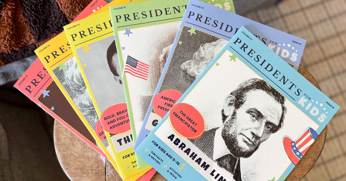 Up to 70% Off Presidents for Kids Activity Books + Free Shipping (Fun AND Educational!)