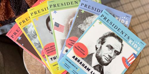 Up to 70% Off Presidents for Kids Activity Books + Free Shipping (Fun AND Educational!)