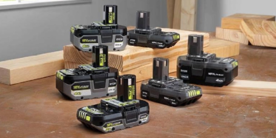 Up to 60% Off RYOBI Power Tools on HomeDepot.com + Free Shipping | Battery 3-Pack Just $159 Shipped (Reg. $407)
