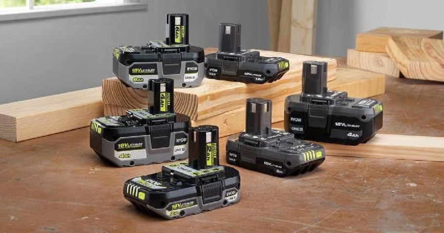 Up to 60% Off RYOBI Power Tools on HomeDepot.com + Free Shipping | Battery 3-Pack Just $159 Shipped (Reg. $407)