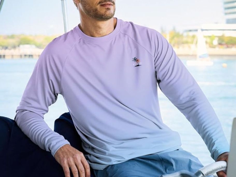 Men’s UPF 50+ Long Sleeve Sun Shirts Just $13.91 on Amazon (Reg. $24)