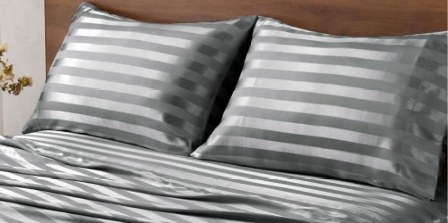 Satin Sheet Sets from $11.96 on Amazon (Reg. $26)