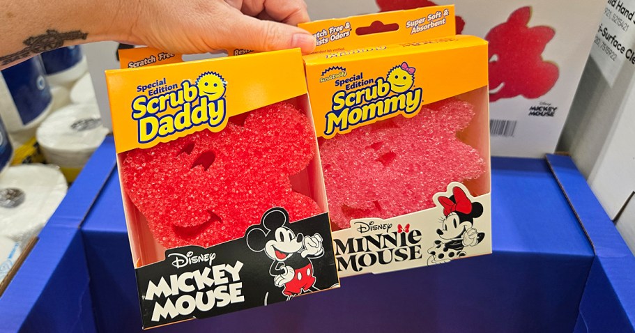 Scrub Daddy Mickey & Minnie Sponges 2-Pack Only $4.97 on Walmart.com (Reg. $9)