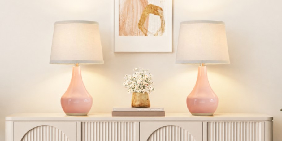 Set of 2 Table Lamps Just $24.94 Shipped for Amazon Prime Members (Reg. $63)
