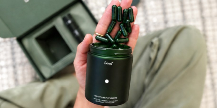 Rare 40% Off Seed 2-in-1 Probiotic & Prebiotic + Free Shipping & Travel Container