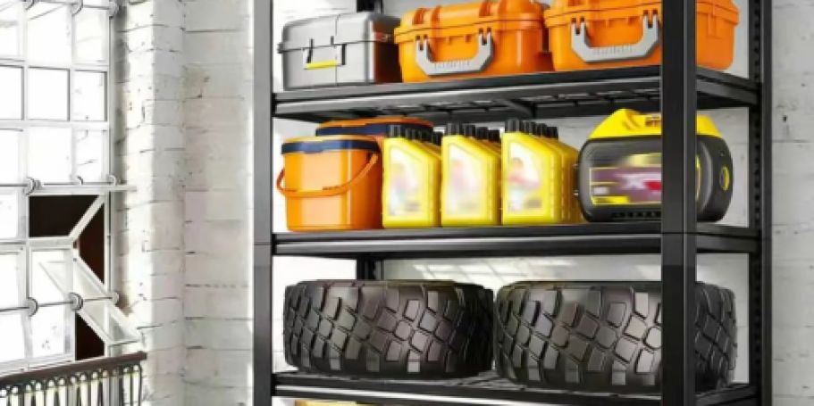 Heavy-Duty Metal Storage Shelf Just $23 Shipped (Regularly $150)