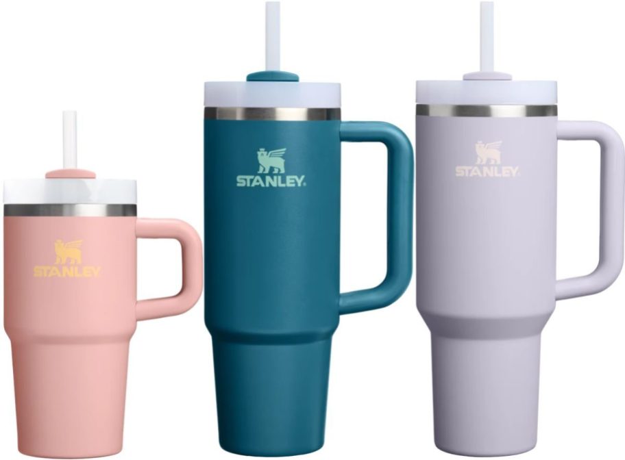 Stock images of 3 Stanley Tumblers