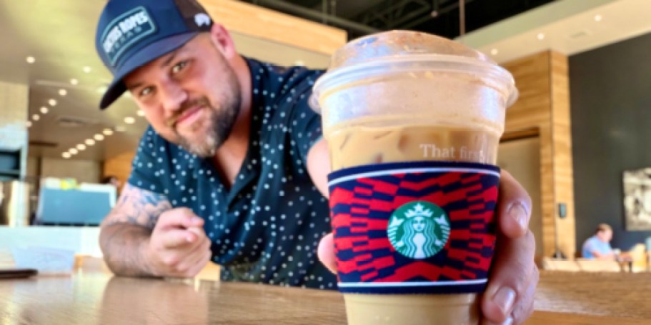 Order ANY Starbucks Drink & Snag This FREE Reusable Cup Sleeve