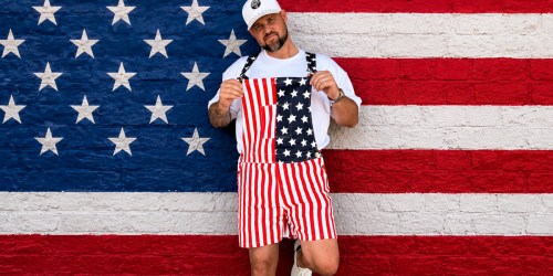 Men’s American Flag Overalls Just $19 on Amazon (Reg. $43)