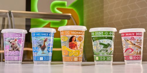 Subway’s New $1 Moana Meal Upgrade = Collectible Cup & $15 Off a Movie Ticket