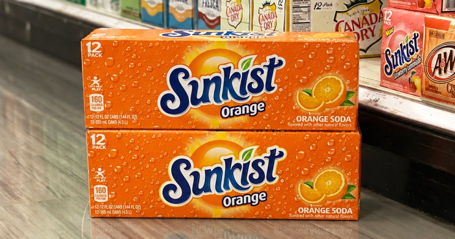 Soda 12-Packs from $4.75 Shipped on Amazon