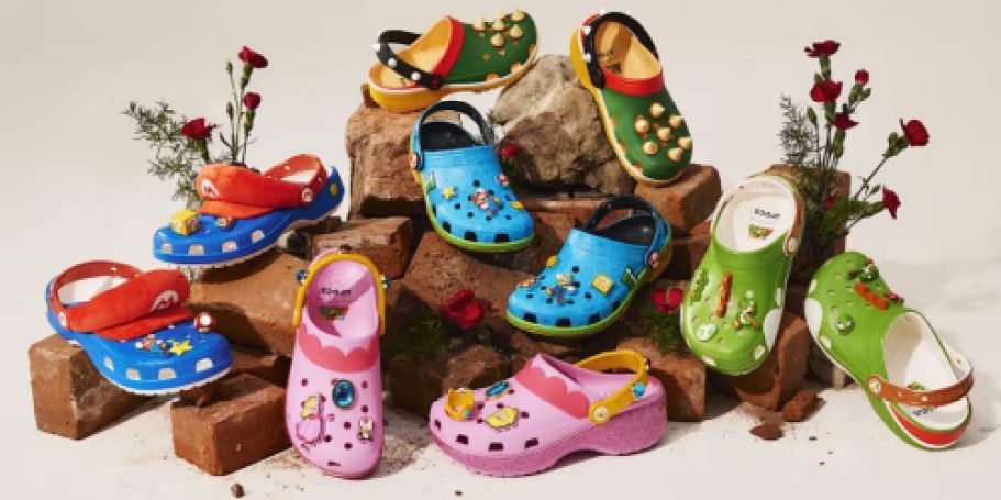 Nintendo Fans: NEW Crocs x Super Mario Collection Drops July 15th