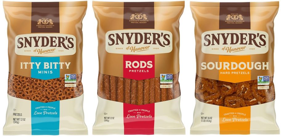 Snyder's Pretzel bags