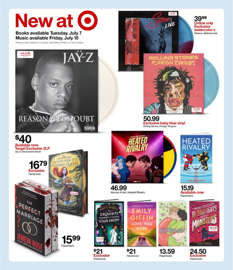 page from Target ad