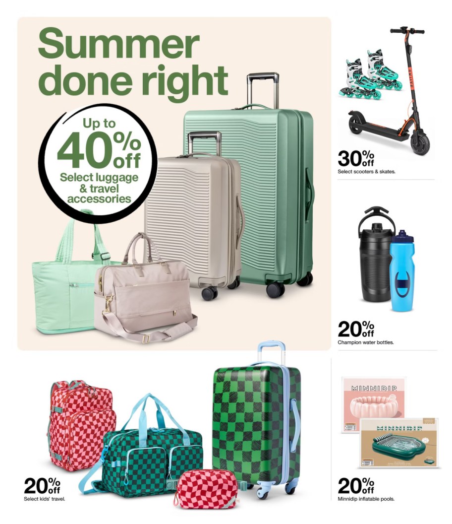 page from Target ad