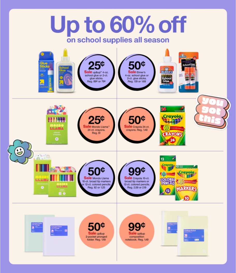 page from Target ad