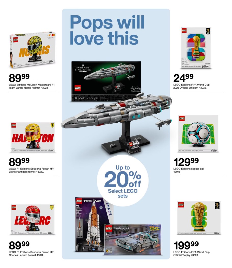 page from Target ad
