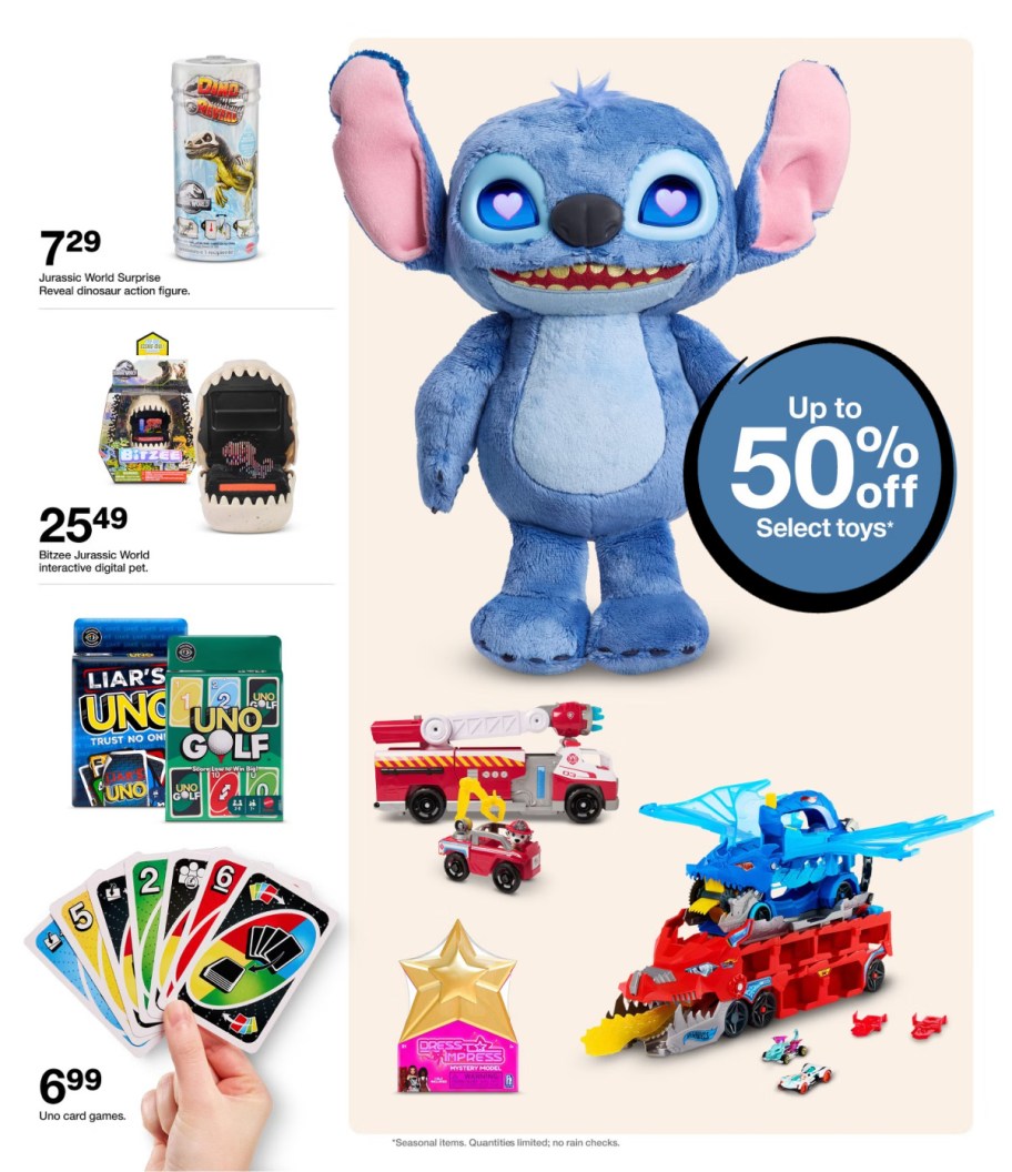 page from Target ad