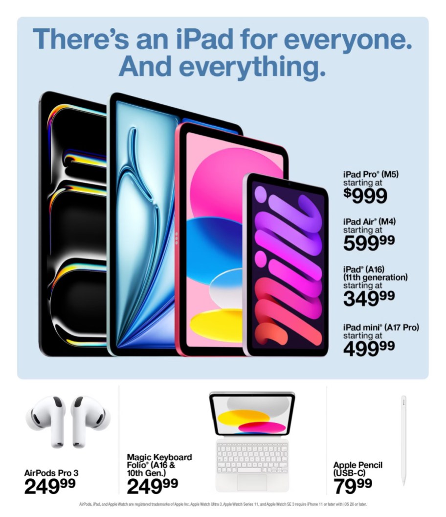 page from Target ad