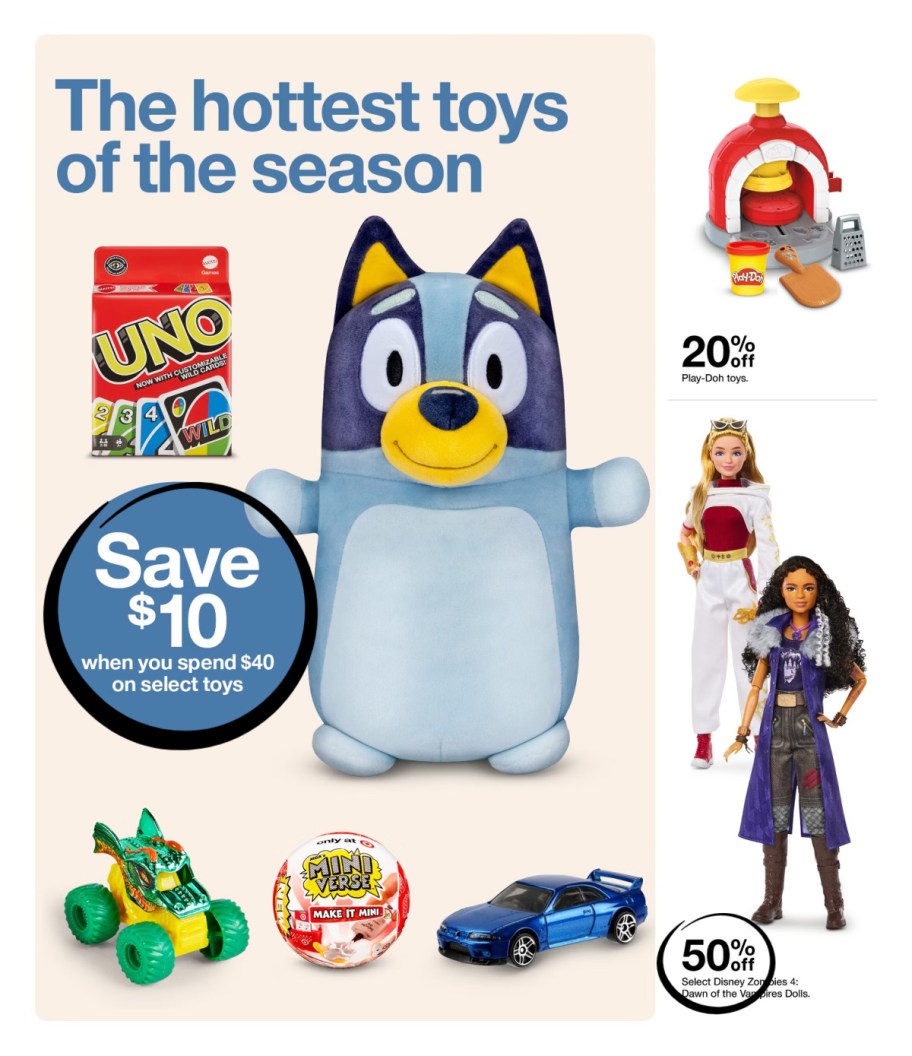 page from Target ad