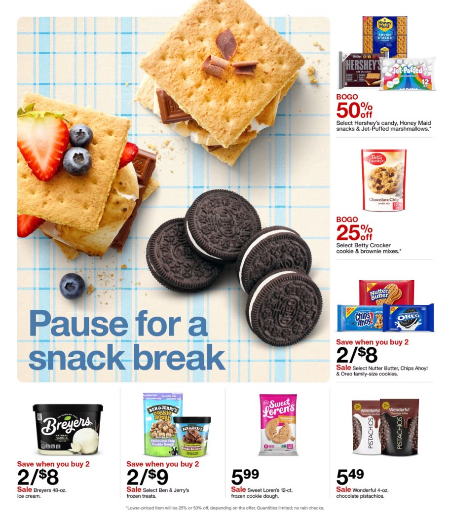 page from Target ad