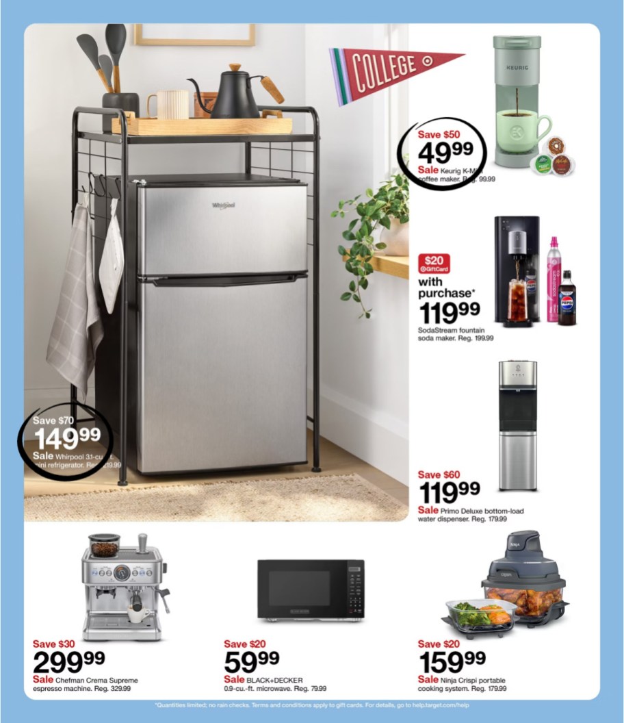 page from Target ad