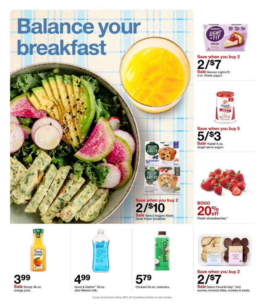 page from Target ad