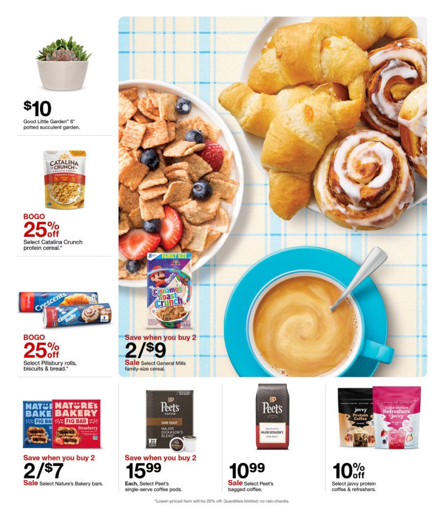 page from Target ad