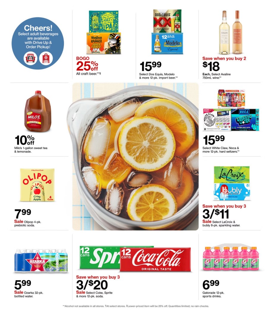 page from Target ad