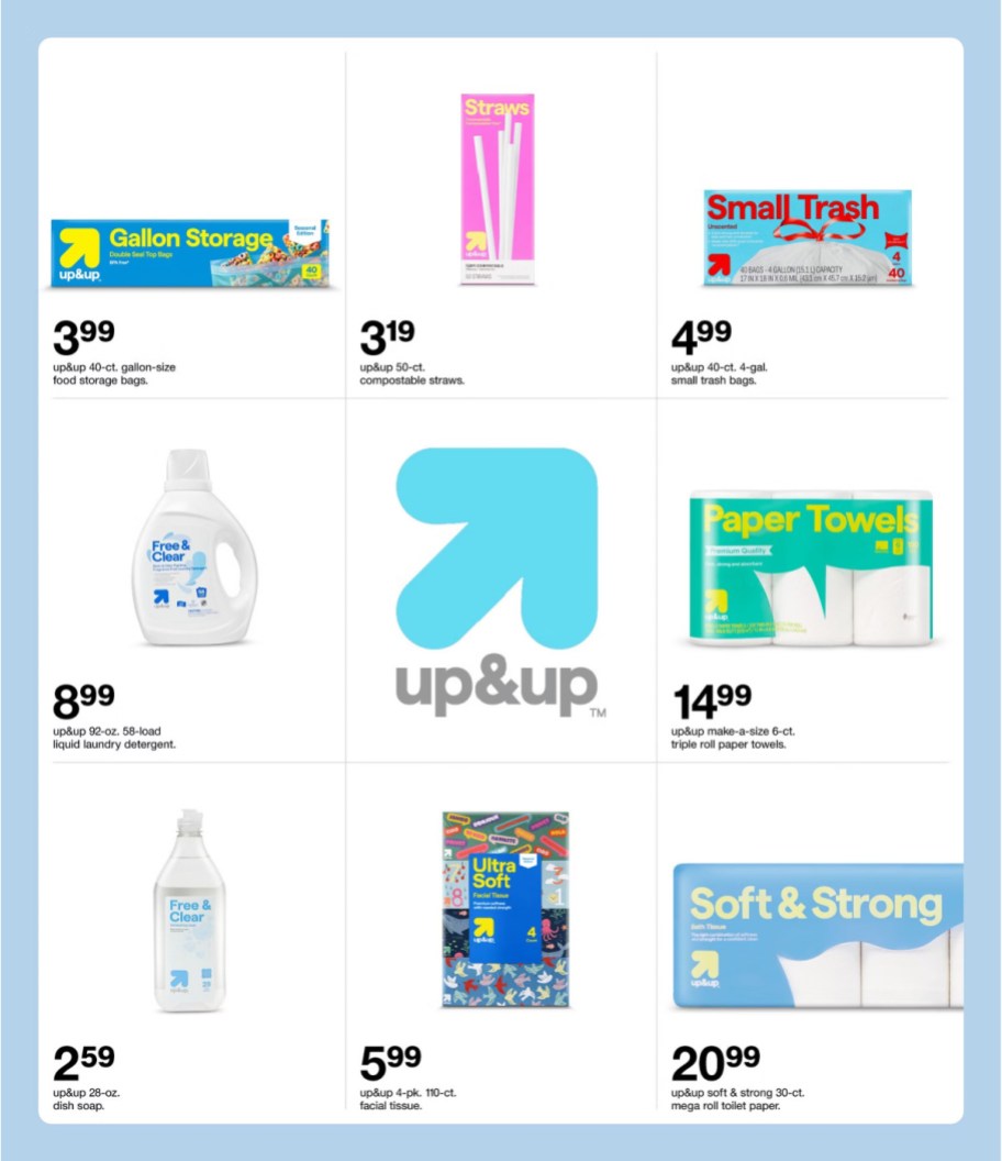 page from Target ad