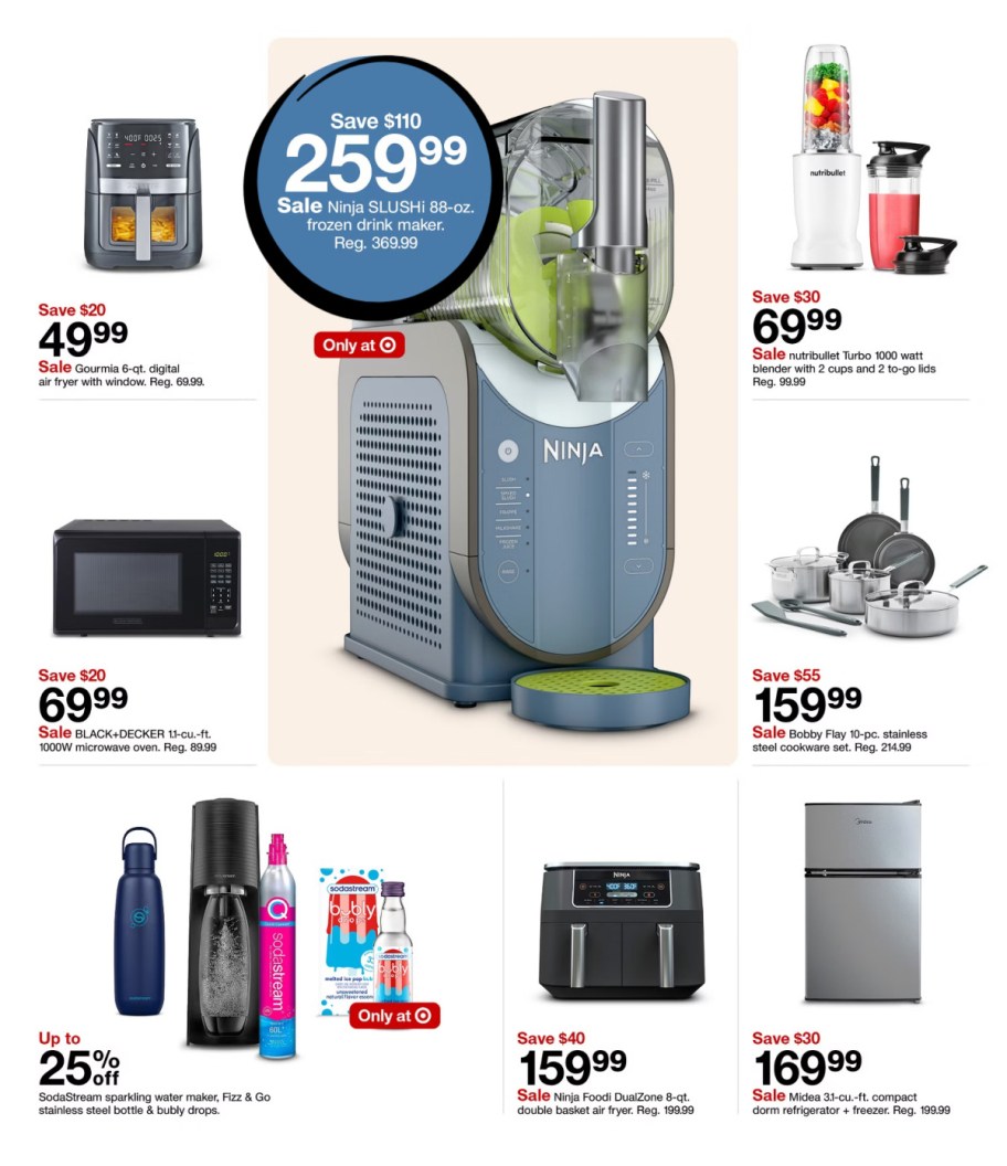 page from Target ad