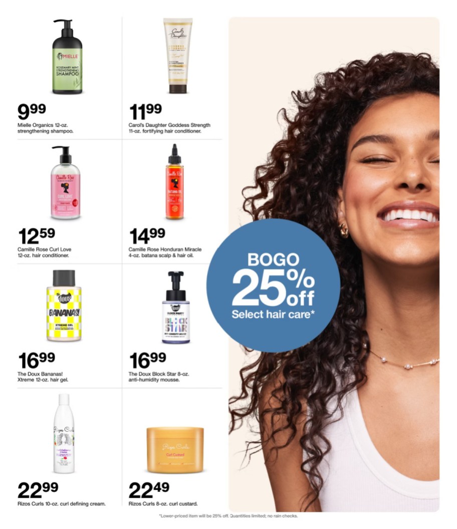 page from Target ad