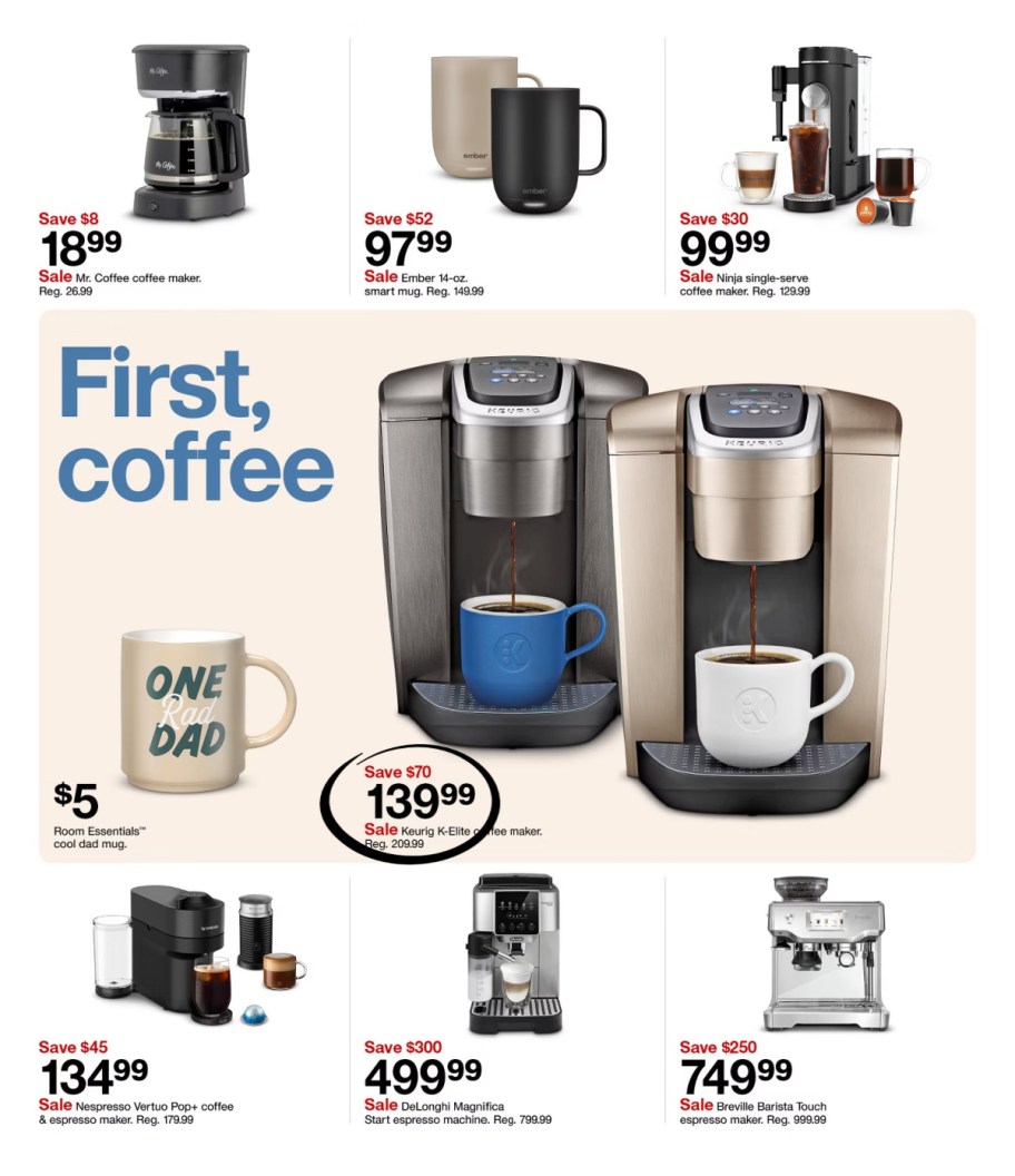 page from Target ad